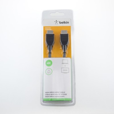 Belkin High Speed HDMI Kabel 4K Ultra HD ARC Ethernet vergoldet NEU 3m