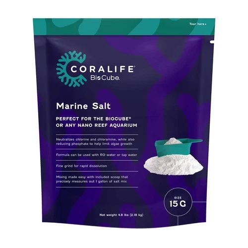 Coralife BioCube Aquarium Fish Tank Marine Salt, 15 Gallon