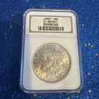 1887 Morgan Dollar BU Uncirculated Mint State 90% Silver $1 US Coin Collectible