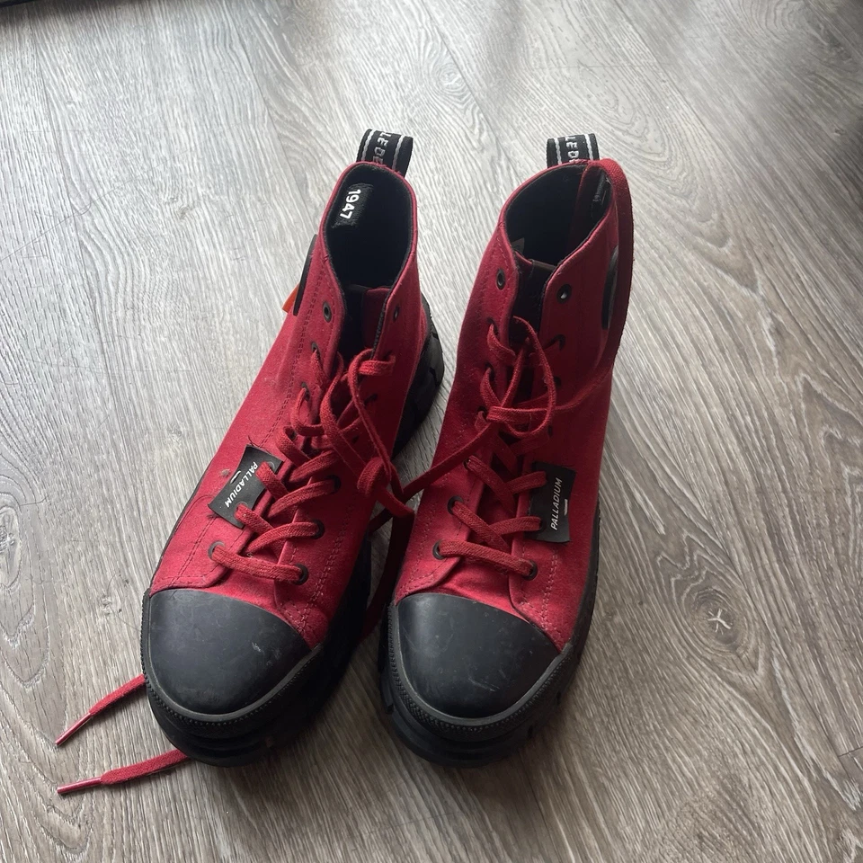 Paládio vermelho e preto tamanho 7 - Imagem 4 de 4