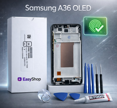 OLED Display für Original Samsung Galaxy A36 5G A366B Bildschirm Rahmen Schwarz