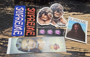 Supreme Prayer God Puppies Action Sith You Suck Mini  Stickers FW26