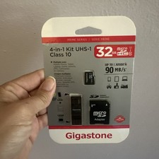 GIGASTONE GS-4IN1600X32GB-R Prime Series microSD Card 4-in-1 Kit 32GB