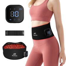 Red Light Therapy, Cordless Red Light Therapy Belt for Body with Vibration 66...