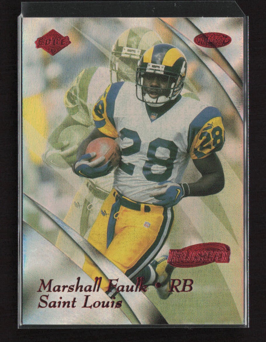1999 Collector's Edge Masters #153 Marshall Faulk HoloSilver #/3500