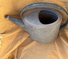 Vintage rustic Galvanized Watering Can No. 10 Pour Spout Not Sprinkle 14x17x5"