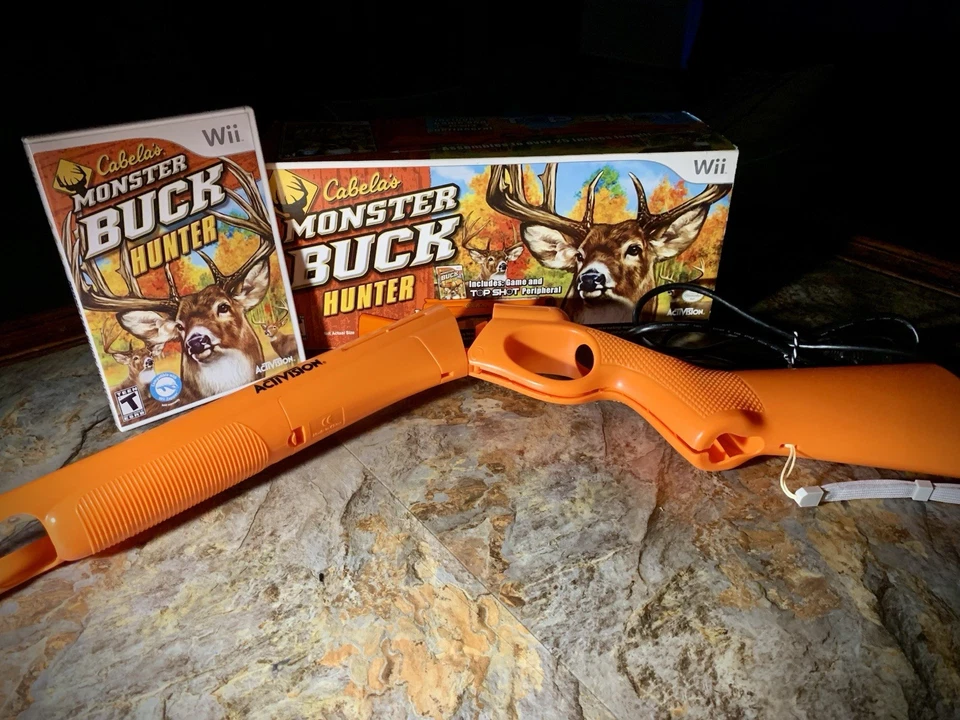 Nintendo Wii Cabela's Monster Buck Hunter Includes Game And TOP SHOT Peripheral - Image 3 of 4