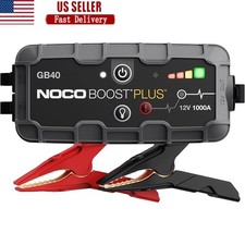 Portable Jump Starter 1000A Lithium Battery Power Bank LED Flashlight 12V New