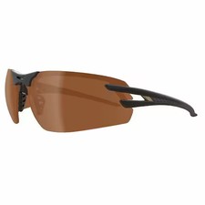 Edge Eyewear Sl115vs Salita, Safety Glasses, Anti-Fog, Amber Lens, Black Frame,