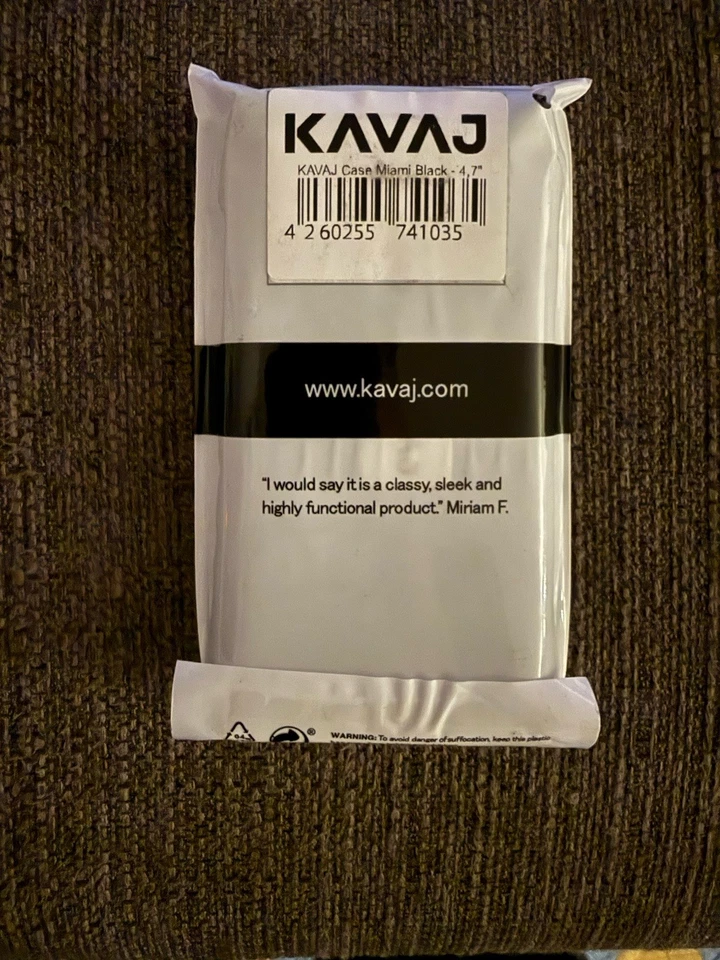 KAVAJ Case Miami Black 4,7 Zoll - Bild 4 von 4