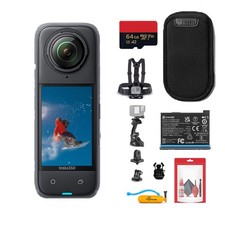 Insta360 X4 Waterproof 360 Action Camera 50-in-1 Accessory Kit 64GB Card