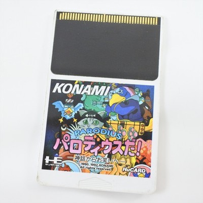 PC Engine Hu PARODIUS DA! Karte nur 2754 pe