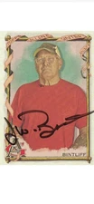 Lena Blackburne Autograph “The Mud Guy” Jim Bintliff Topps Baseball Card 