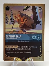 Disney Lorcana Gramma Tala Connected to Nature Winterspell Foil Promo