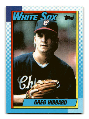 Greg Hibbard RC Rookie 1990 Topps #769 Chicago White Sox Centered Mint to Gem