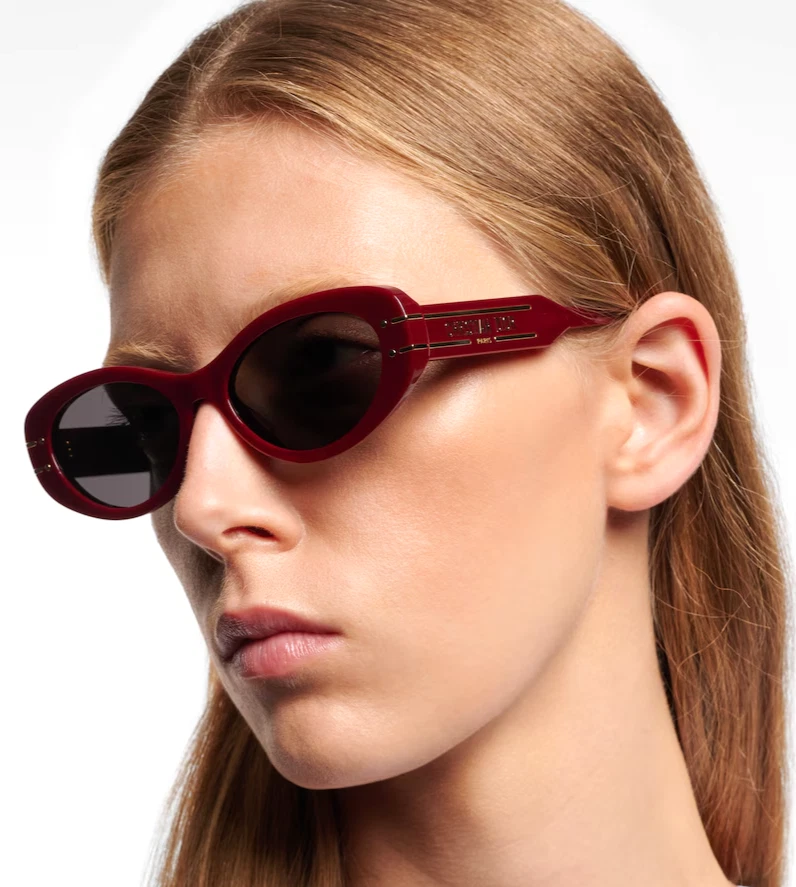 GAFAS DE SOL AUTÉNTICAS LENTES BURDEOS/HUMO CHRISTIAN DIOR Signature B8U 35A0 53-17 Foto 2 de 4