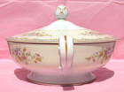 Noritake, Naomi Scroll Pattern, 8 3/4" Vegetable Bowl with Lid, circa 1948-1952 — photo 8