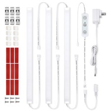 Under Cabinet Lights Plug In 3 Pcs 12 Inches Led Light Strip Bars. Super Bright