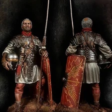 1/32 54mm Scale Resin Roman Legionary Figure Ancient Warrior with Shield