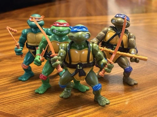 1988 Teenage Mutant Ninja Turtles Orig Leonardo Donatello Michelangelo Raphael