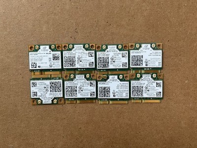 Lot of 8 Intel 7260HMW NB Dual-Band Wireless WiFi Mini PCIe Cards