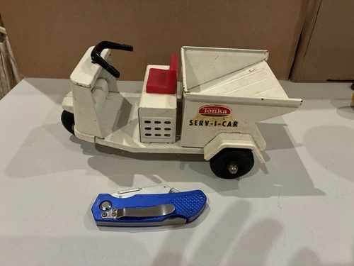 Vintage 1960s Tonka Serv-I-Car 3 Wheel Car