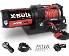 X-bull 3000lbs Electric Winch 12v Steel Cable Off-road Utv Atv 4wd Small Winch