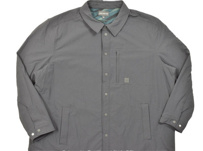 Linus Tech Tips LTT Tech Shirt Jacket Men's Size 3XL Black Fleece Lined Snap