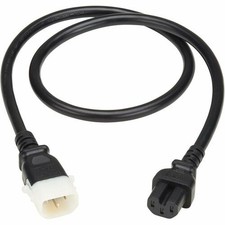 Eaton Tripp Lite Series PDU Power Cord, C15 to P-Lock C14 - Heavy-Duty, 15A, 250