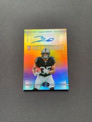 ZAMIR WHITE 2022 PANINI ILLUSIONS ROOKIE ENDORSEMENTS  AUTO /199 RC RAIDERS