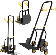 Foldable Stair Climber Climbing Hand Truck Dolly Heavy Duty Cart 440Lbs Capacity