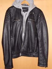Herren Lederjacke  Gr. S  schwarz  Manguun