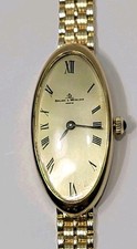 Baume & Mercier 14&18k Solid Gold Baignoire Allongée Manual Ladies Watch Working