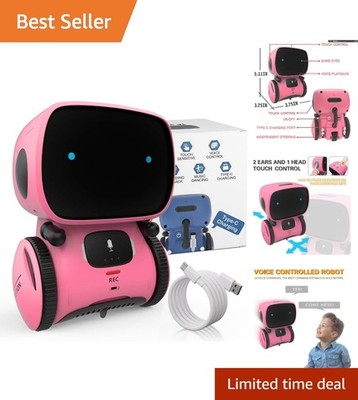 Rechargeable Talking Robot for Kids 3+ - STEM Learning & Play Companion