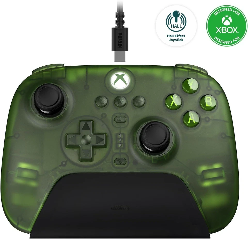 Contrôleur 3 Modes 8BITDO Pour XBOX X (Vert Jade)