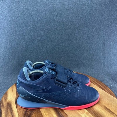 Reebok Legacy Lifter II Weightlifting Training Shoe H02844 Navy Blue Mens 10.5