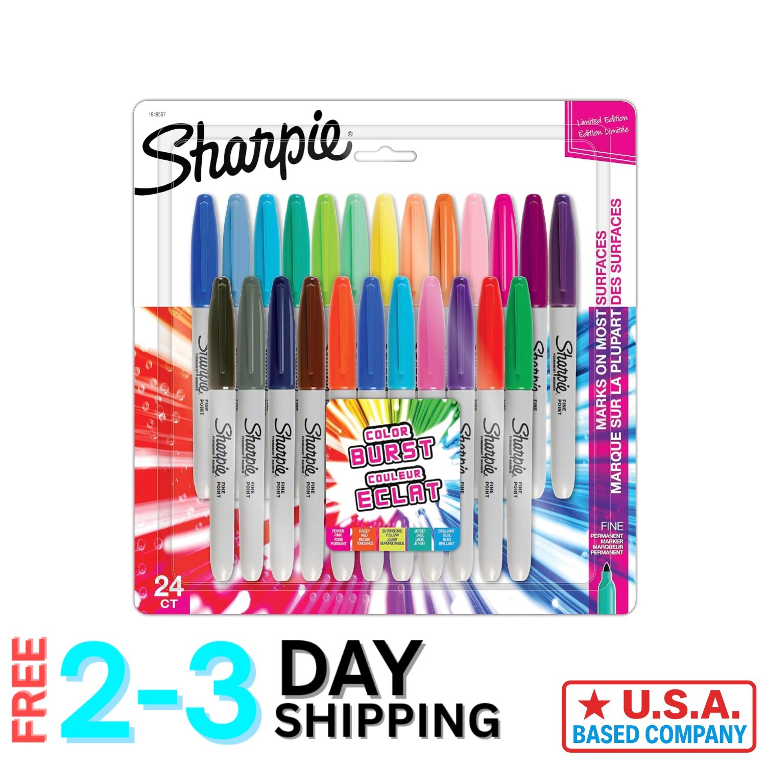 Set - 24 Vivid Fine Point Markers
