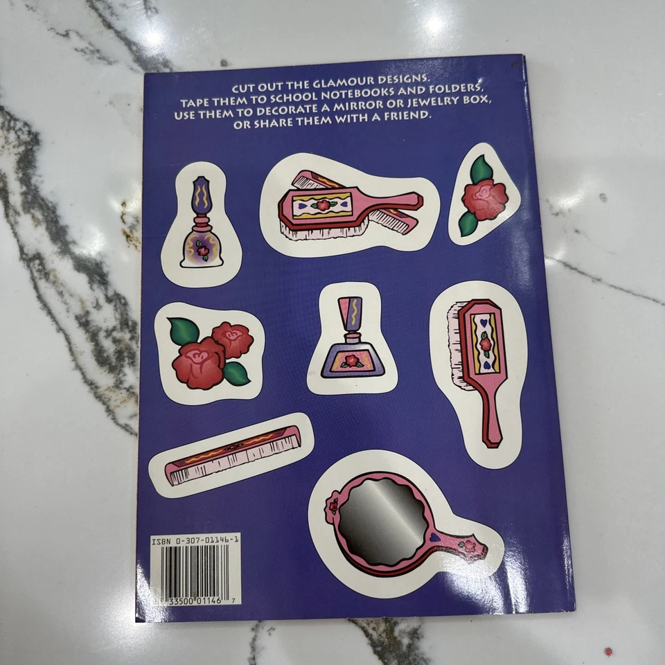 VTG 90's Golden Barbie Super Jumbo Coloring Activity Book 1994 UNUSED NEW READ - Image 2 of 4