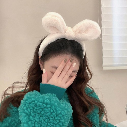 Plush rabbit ear headband For women Hot G2 M5J5 Z7X9 M8E1 C4Z5 - Picture 13 of 18