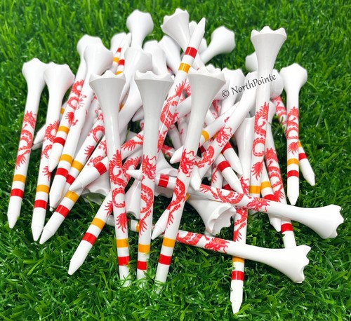 NorthPointe Golf Tees 3 ¼” Plastic Golf Tees – 100Ct High Visibility in Bulk NEW - Picture 70 of 77
