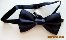 UNISEX ADULT KID NAVY BLUE ADJUSTABLE TUXEDO PRE-TIED STRAP BOWTIE BOW TIE-NEW 