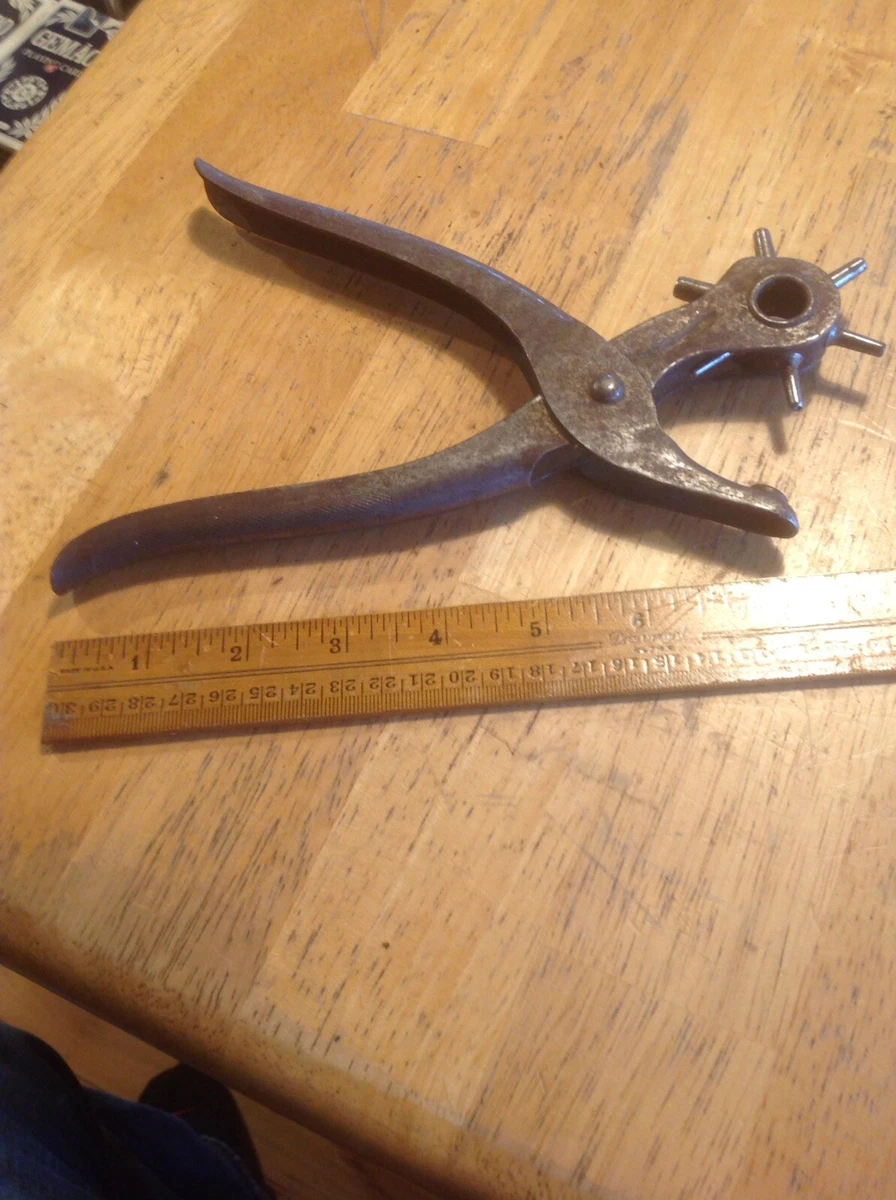 Vintage top leather punch