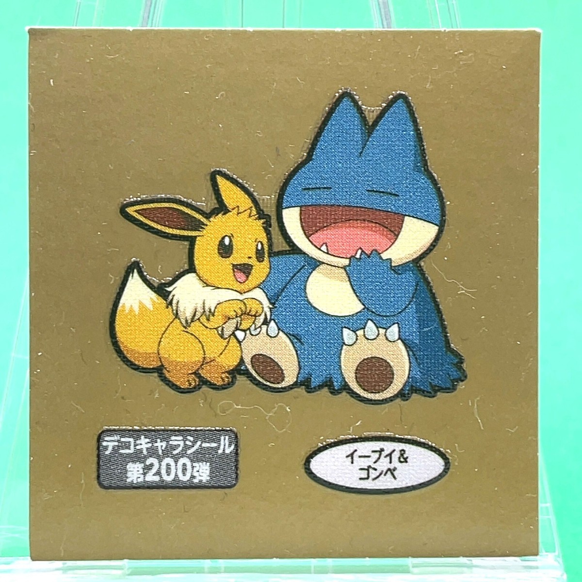 Eevee & Munchlax Pokémon Pan Nintendo Seal Series 200 sticker