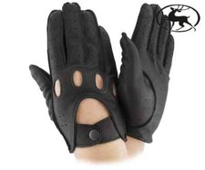 Men's driving gloves. Genuine deerleather. Handmade.