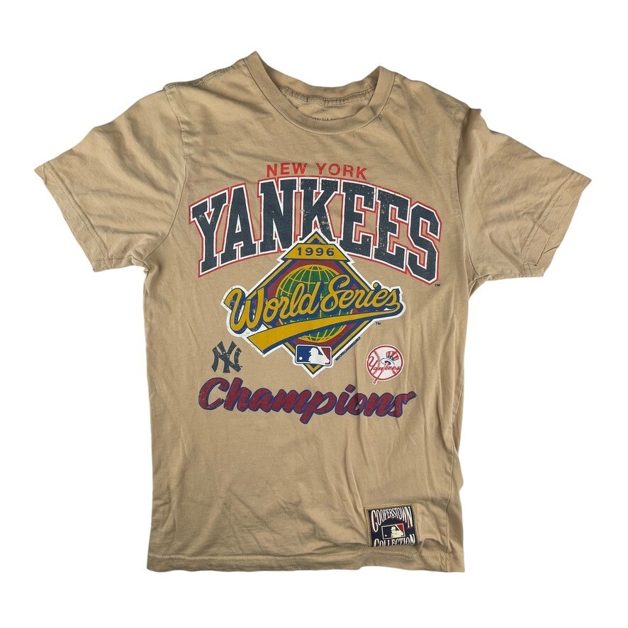 トップス MITCHELL&NESS baseball shirt yankees Men's New York Yankees Mitchell & Ness White Cooperstown