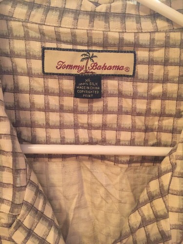 Tommy Bahama Hemd mit Knopfleiste 100 % Seide Größe XLARGE Urlaubskleidung - Bild 2 von 8