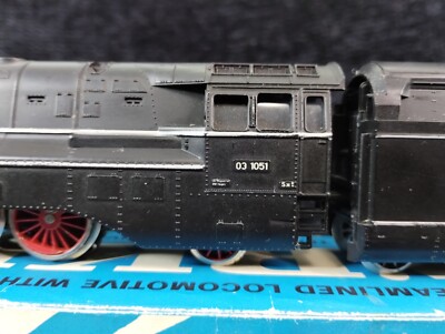 Vintage Marklin 3094 Streamlined Locomotive with Tender, In