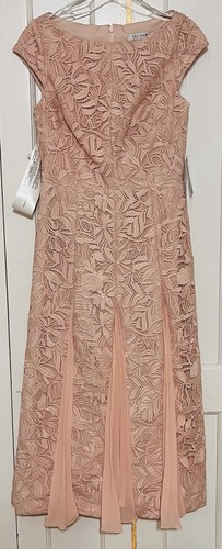 Kay Unger Angelina Lace A-Line Midi Dress Size 6 NWT RETAIL: $228 No Belt - Picture 4 of 9
