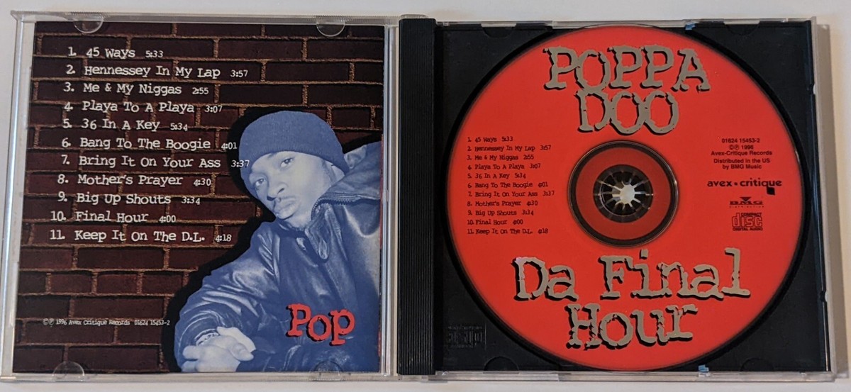 POPPA DOO Da Final Hour CD Hip Hop 1996 Avex-Critique RARE RAP | eBay