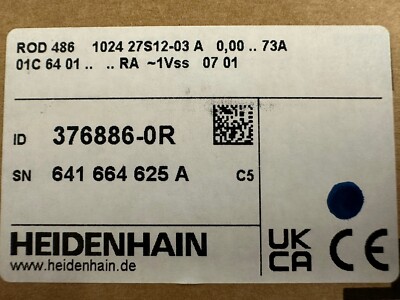 HEIDENHAIN ROD 486 1024 line rotary encoder ID 295466-0R ID 376886-0R new in box
